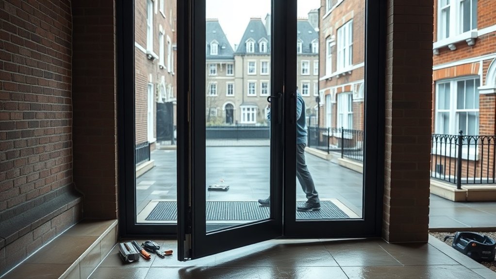 Pivot Door Installation Leighton Buzzard