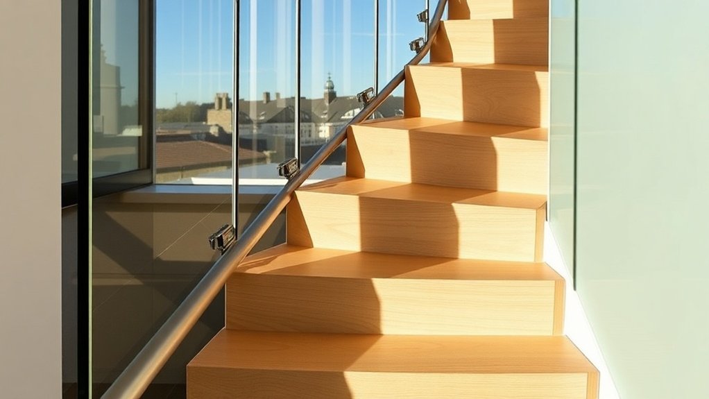 Staircase Glass Panels Leighton Buzzard